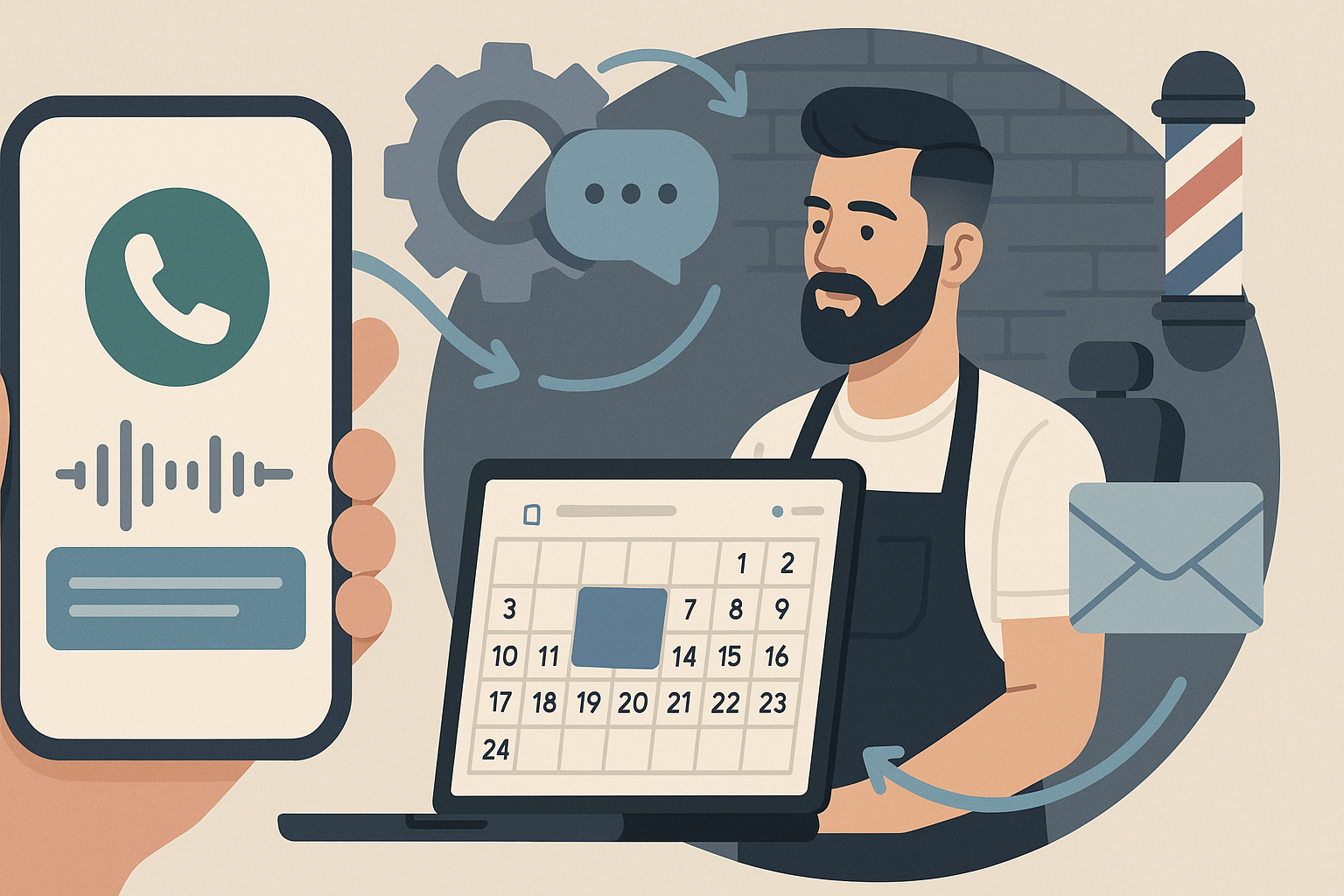 Peluquería Voice Assistant — Reserva automática de citas